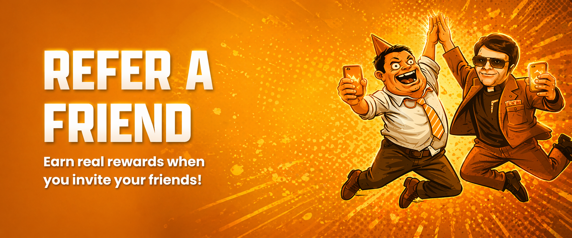 Refer a friend — earn rewards when you invite friends